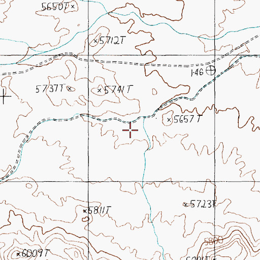 Topographic Map of Neds Cache Spring, NV