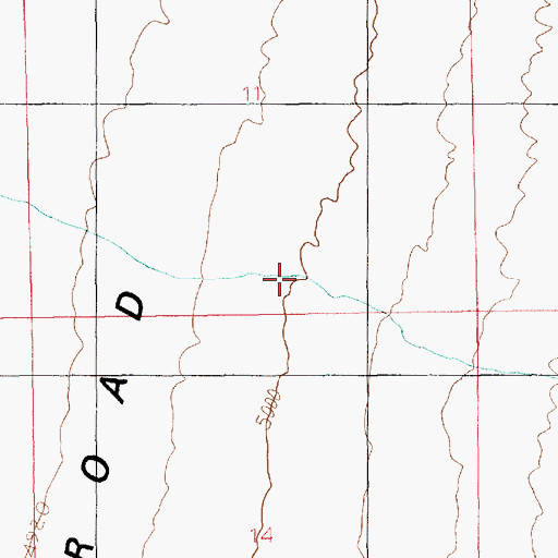 Topographic Map of Moonshine Canyon, NV