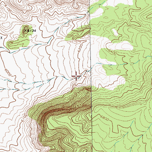 Topographic Map of Keno Spring, NV