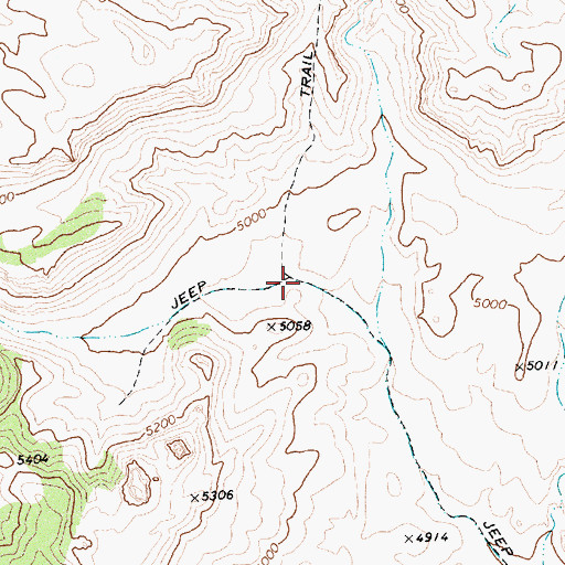 Topographic Map of Bird Spring, NV