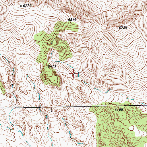 Topographic Map of Chicken Spring, NV