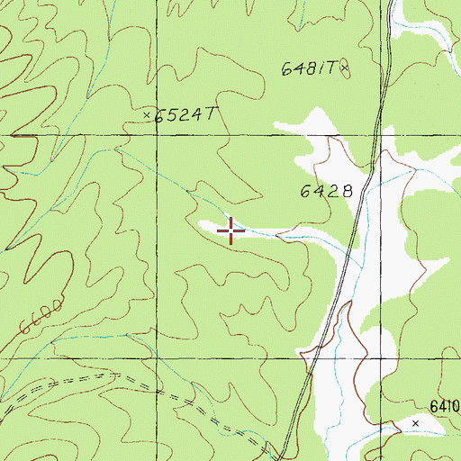 Topographic Map of Shaefer Spring, NV