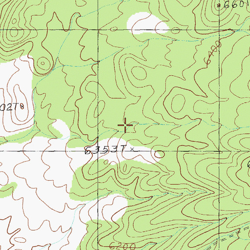 Topographic Map of Horse Springs, NV