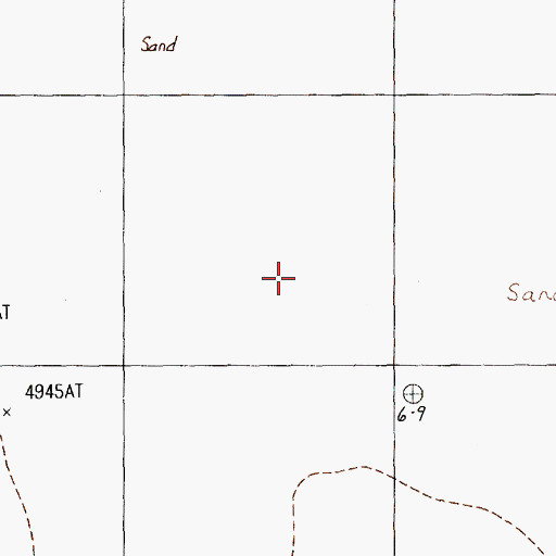 Topographic Map of Tooley Reservoir, NV