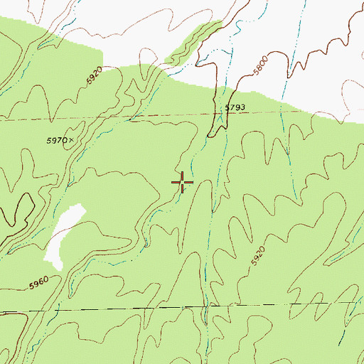 Topographic Map of Lone Pine Reservoir, NV