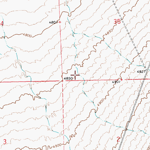 Topographic Map of Long Point Spring, NV