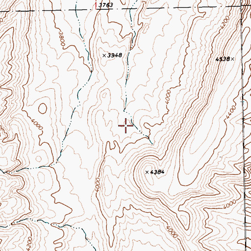 Topographic Map of Lower Lake Spring, NV