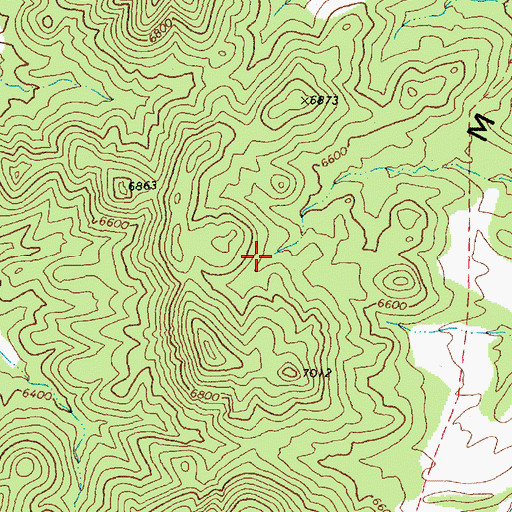 Topographic Map of Bird Spring, NV