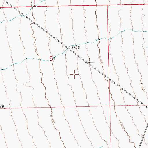 Topographic Map of Sawyer Spring, NV