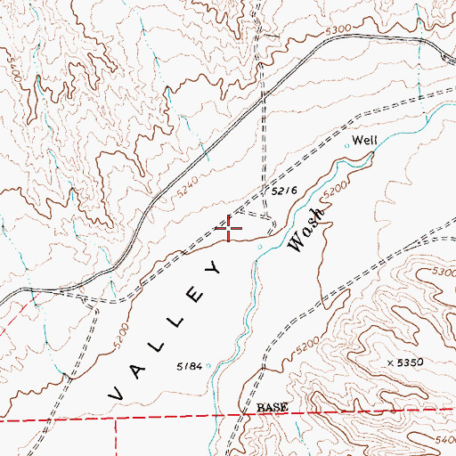 Topographic Map of Lyonsville (historical), NV