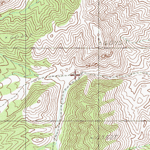 Topographic Map of Sawmill Wash, NV