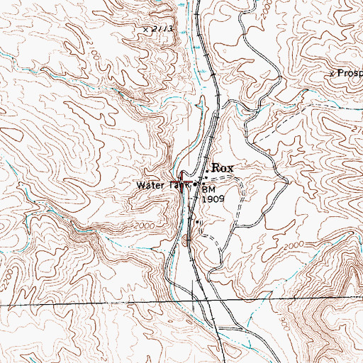 Topographic Map of Grape Vine Spring, NV