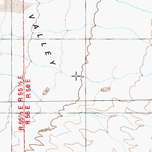 Topographic Map of Mud Spring, NV