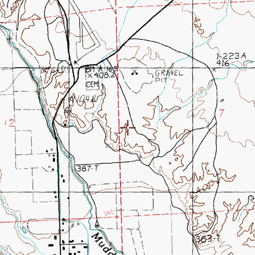 Topographic Map of Fort Saint Joseph (historical), NV