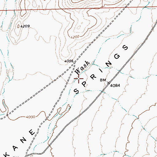 Topographic Map of Bradshaw Reservoir, NV
