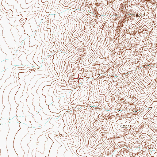 Topographic Map of Dry Lake Spring, NV