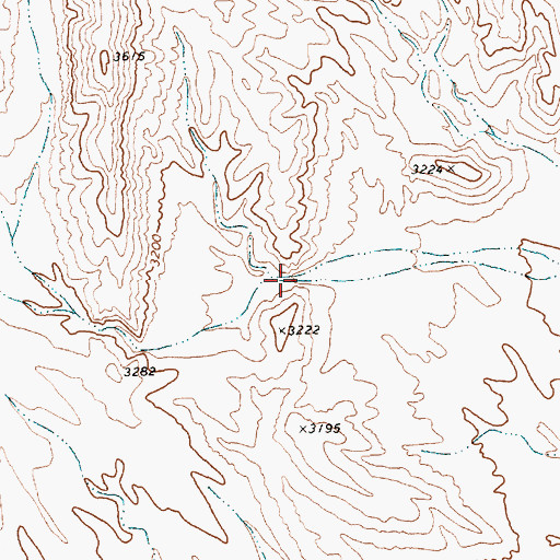 Topographic Map of Willow Spring, NV