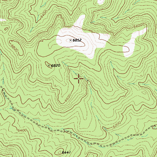 Topographic Map of Lower Willow Creek Spring, NV