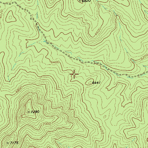 Topographic Map of Upper Willow Creek Spring, NV
