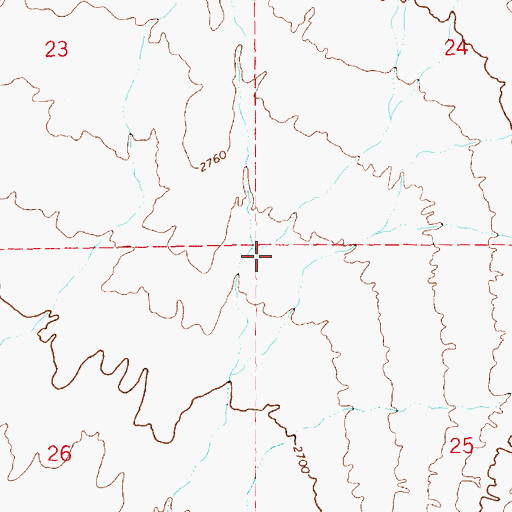 Topographic Map of Lamb Spring, NV