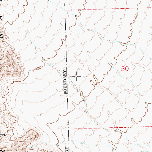 Topographic Map of Perkins Spring, NV