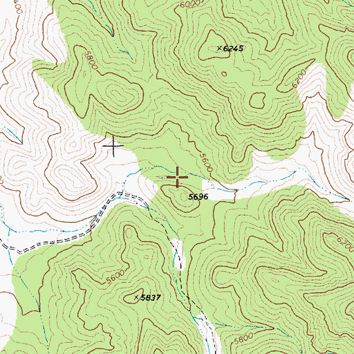 Topographic Map of Stewart Spring, NV