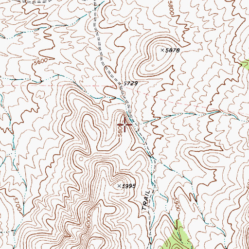 Topographic Map of Reindeer Spring, NV