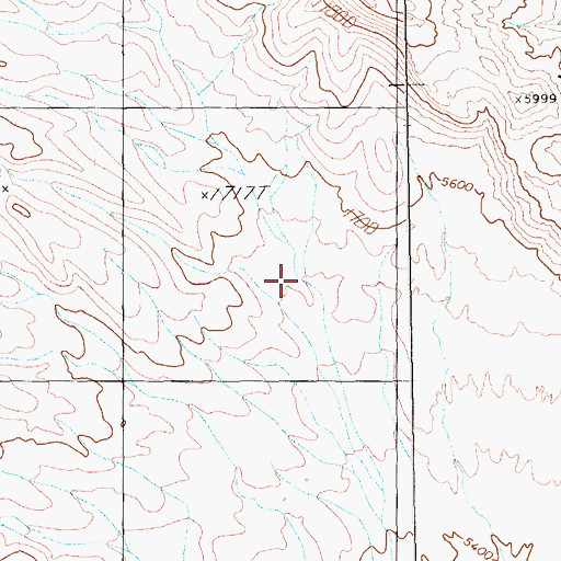 Topographic Map of Grave Spring, NV