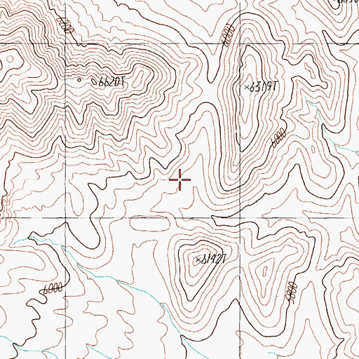 Topographic Map of Rock Spring, NV