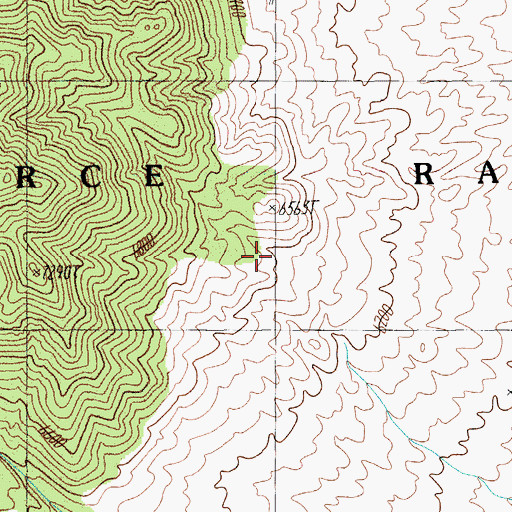Topographic Map of Quail Spring, NV