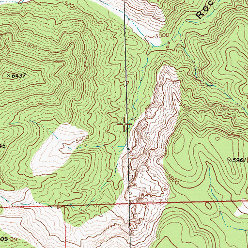 Topographic Map of Gordon Spring, NV