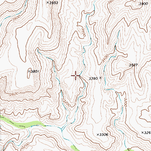 Topographic Map of Hackberry Number One Spring, NV