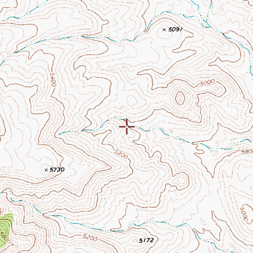 Topographic Map of Jump-Up Spring, NV
