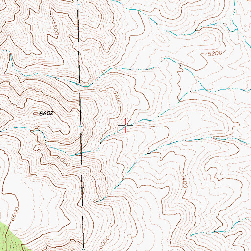 Topographic Map of Pony Spring, NV