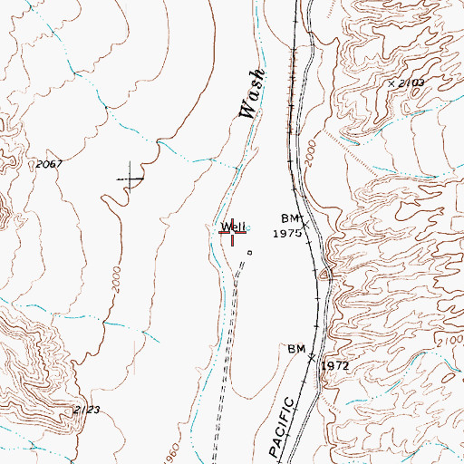 Topographic Map of Upper Cone Springs, NV