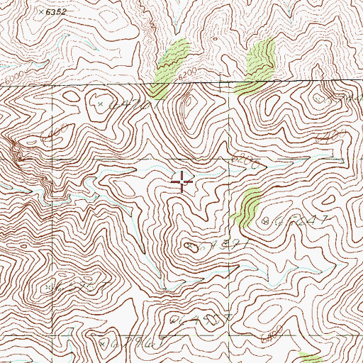 Topographic Map of Deadman Spring, NV