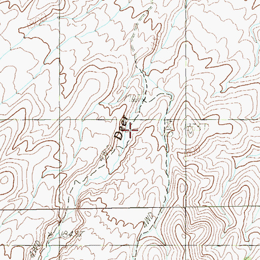Topographic Map of Mud Hole Spring, NV
