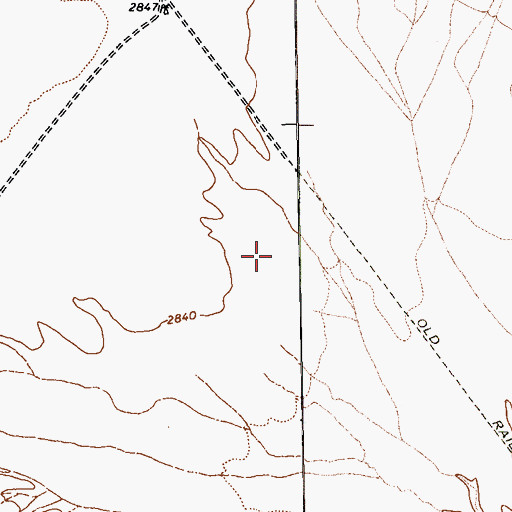 Topographic Map of Tule Spring Ranch, NV
