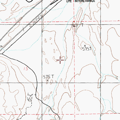 Topographic Map of California Wash Reservoir, NV