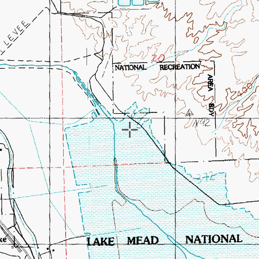 Topographic Map of Camp Overton (historical), NV