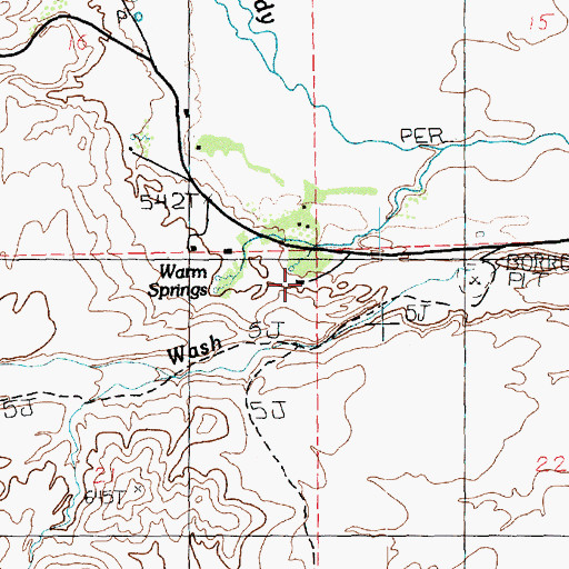 Topographic Map of CCC Camp (historical), NV