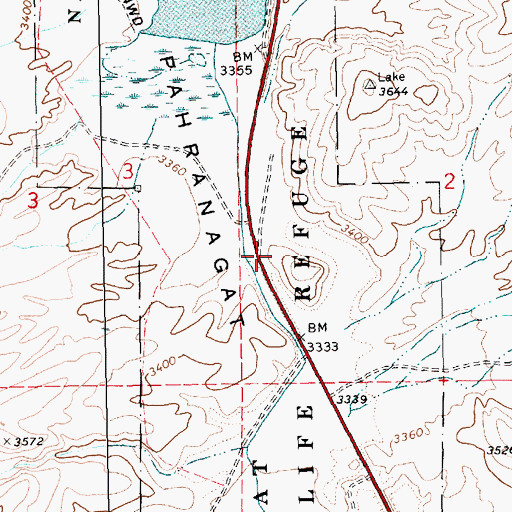 Topographic Map of Black Canyon Dam Site, NV