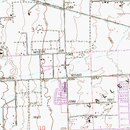 Topographic Map of Group Springs, NV