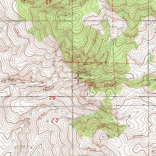 Topographic Map of Pah Rump Spring, NV