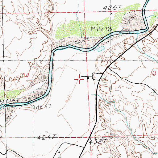 Topographic Map of David Buddy Ranch, NV