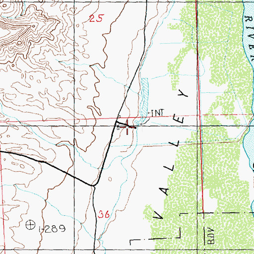 Topographic Map of Brandlewood Gun Club, NV