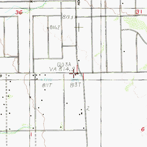 Topographic Map of McGowan Ranch, NV