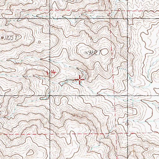 Topographic Map of Jonah Spring, NV