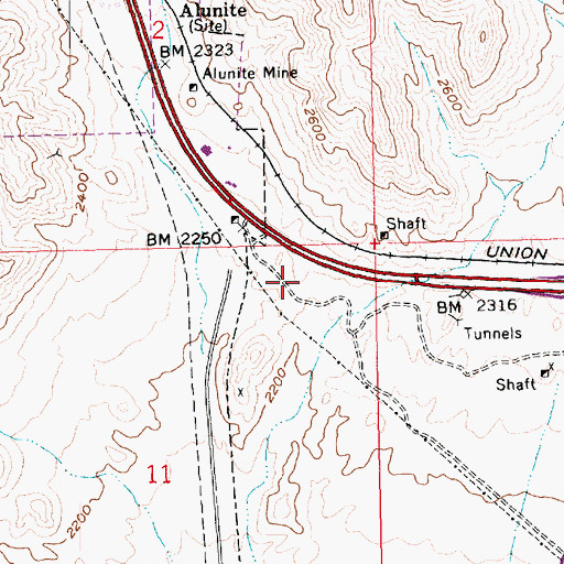 Topographic Map of Klinger Spring, NV