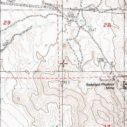 Topographic Map of Knob Hill Spring, NV